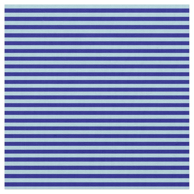 Blue and Light Blue Lines/Stripes Pattern Fabric (Close Up)