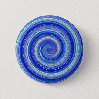Blue and light blue spiral button