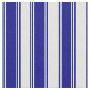 Blue and Light Cyan Lines Fabric