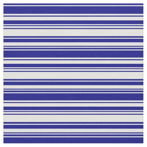Blue and Light Cyan Pattern of Stripes Fabric