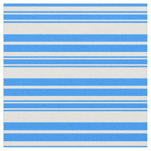Blue and Light Cyan Stripes Fabric