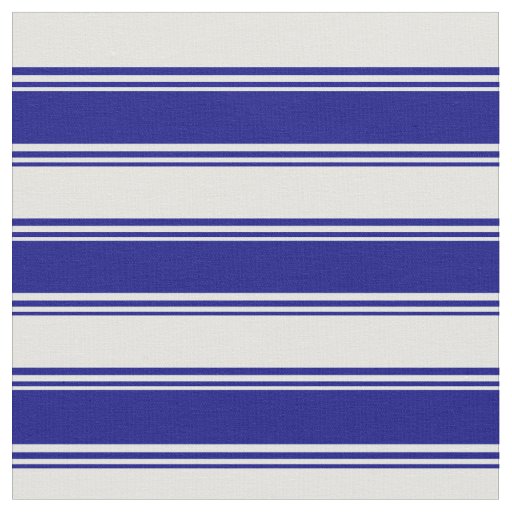 Blue and Light Cyan Stripes Pattern Fabric