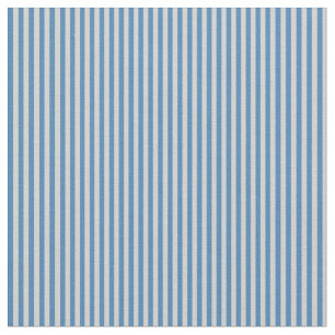 Blue and Light Gray Stripes Fabric