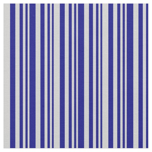 Blue and Light Grey Stripes Pattern Fabric