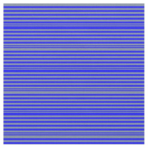 Blue and Light Slate Gray Pattern Fabric