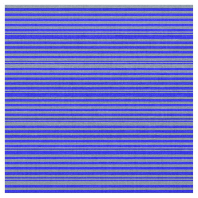 Blue and Light Slate Gray Pattern Fabric (Close Up)