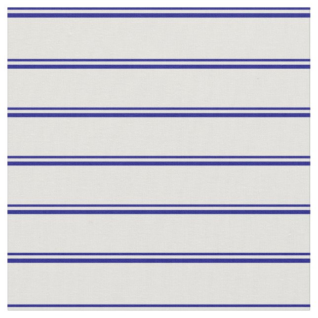 Blue and Light Yellow Striped/Lined Pattern Fabric (Close Up)