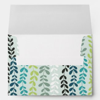 Blue and mint pastel flowers