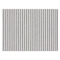 Blue And Off White Ticking Stripes Tissue Paper