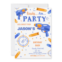 Blue and Orange Dart Gun