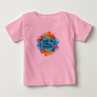 Blue and Orange Festive Typography T-Shirt