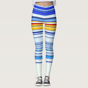 Blue and Orange Leggings