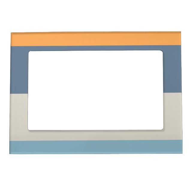 Blue and Orange Magnetic Frame (Front)