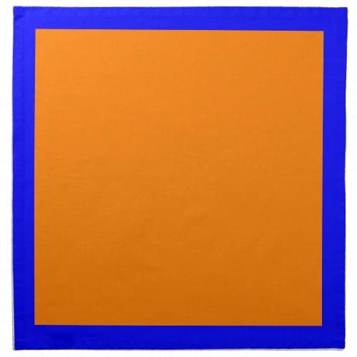 Blue and Orange Napkins