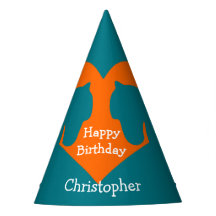 Blue and Orange Personalized Horse