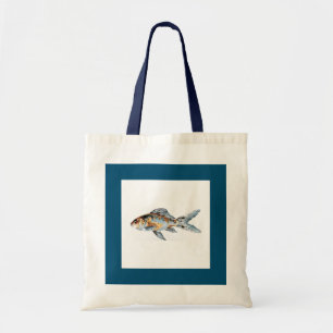 Blue and Orange Shubunkin Goldfish Fine Art  Tote Bag