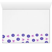 Blue and Pink Buttons and Bows Cards (Inside Horizontal (Bottom))