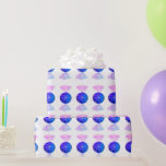 Blue and Pink Candy Wrapping Paper