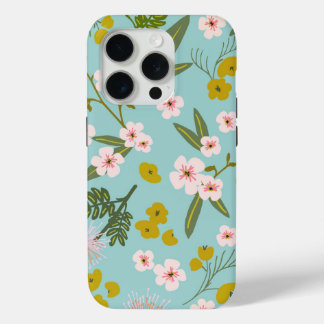 Blue and Pink Desert Floral Phone Case