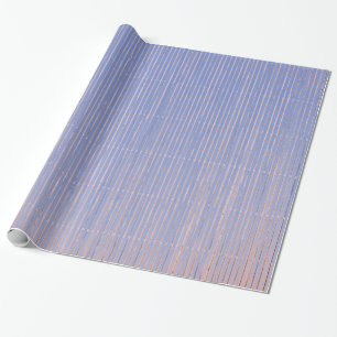BLUE AND PINK FADED STRIPES GIFT WRAPPING PAPER