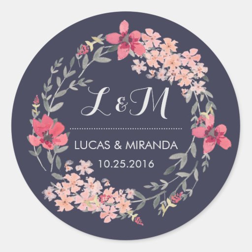 Wedding Sticker Design 7