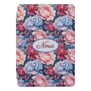 Blue and Pink Flowers  iPad Pro Cover