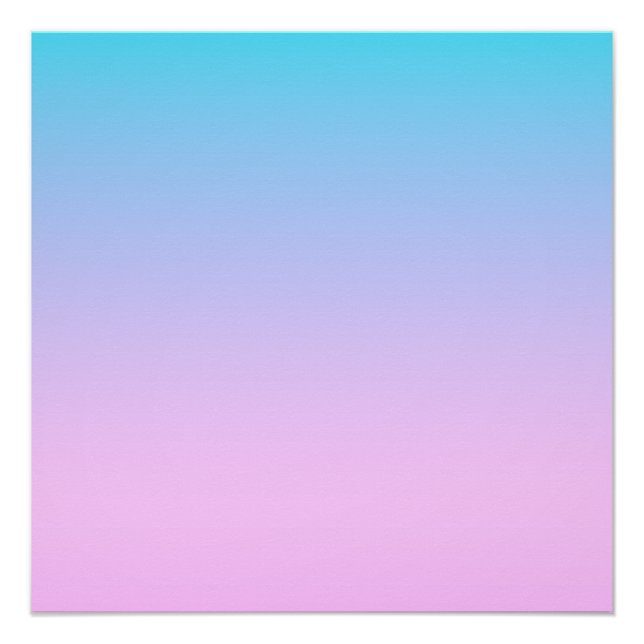Blue and pink gradient background poster (Front)