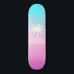 Blue and Pink Gradient Skateboard<br><div class="desc">Nothing Personal - Blue and Pink Gradient Skateboard.</div>