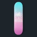 Blue and Pink Gradient Skateboard<br><div class="desc">Nothing Personal - Blue and Pink Gradient Skateboard.</div>