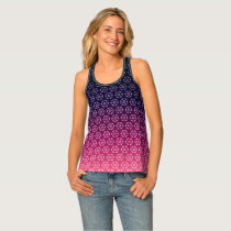 Blue and Pink Gradient Tank Top