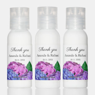 Blue and Pink Hydrangea Flowers Hand Lotion