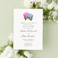 Blue and Pink Hydrangea Grand-millennial Double