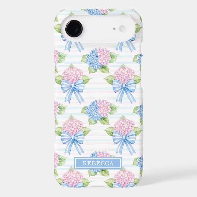 Blue and Pink Hydrangeas  Case-Mate iPhone Case (Back)
