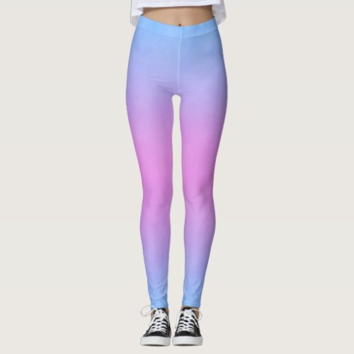 Blue and Pink Leggings