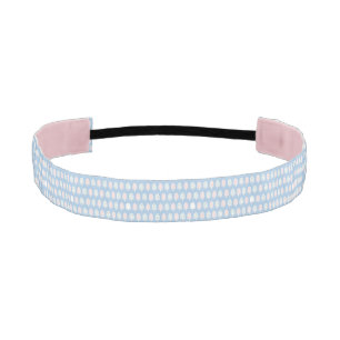 Blue and Pink Popsicle Pattern Cute Modern Pastel Athletic Headband