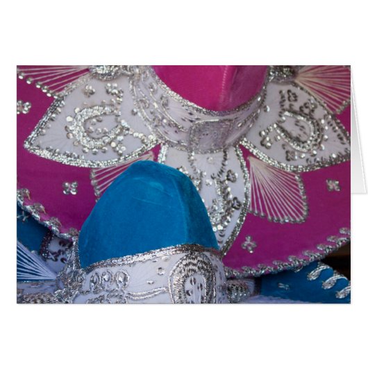 Blue and Pink Sombreros (Front Horizontal)