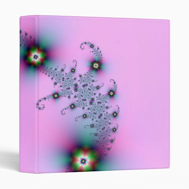 Blue and Pink Spiral Binder (Front/Spine)