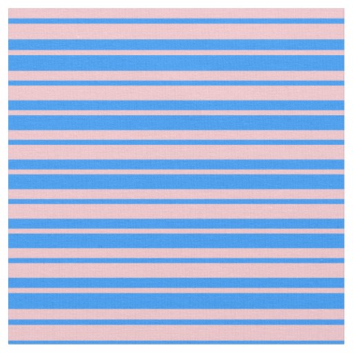 Blue and Pink Stripes/Lines Pattern Fabric