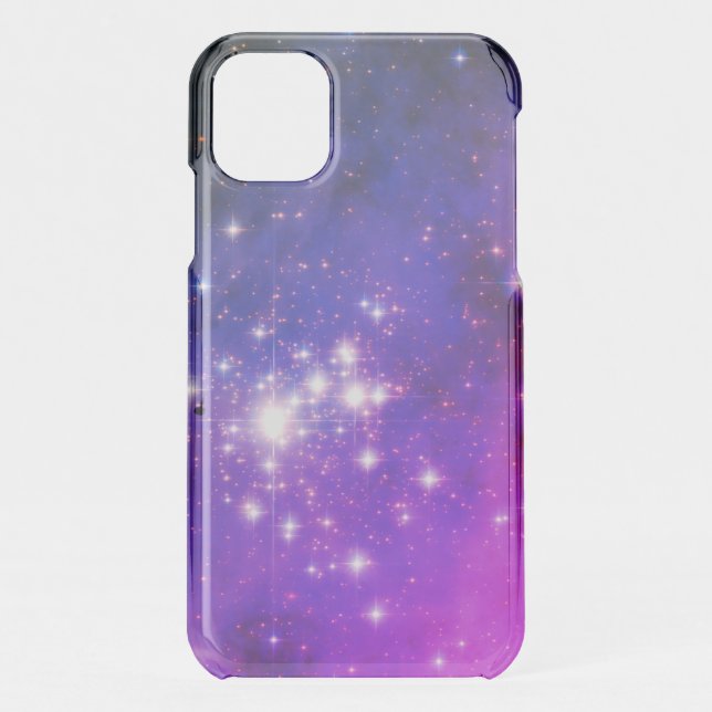 Blue and Pink Trumpler 14 Space Image Uncommon iPhone Case (Back)