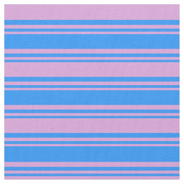 Blue and Plum Pattern Fabric (Close Up)