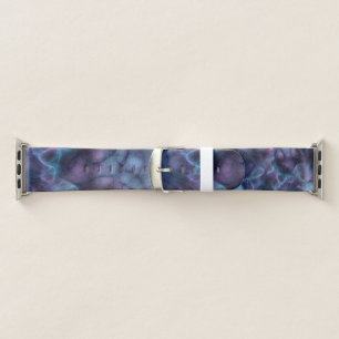 Blue and Purple Abstract Apple Watch Band