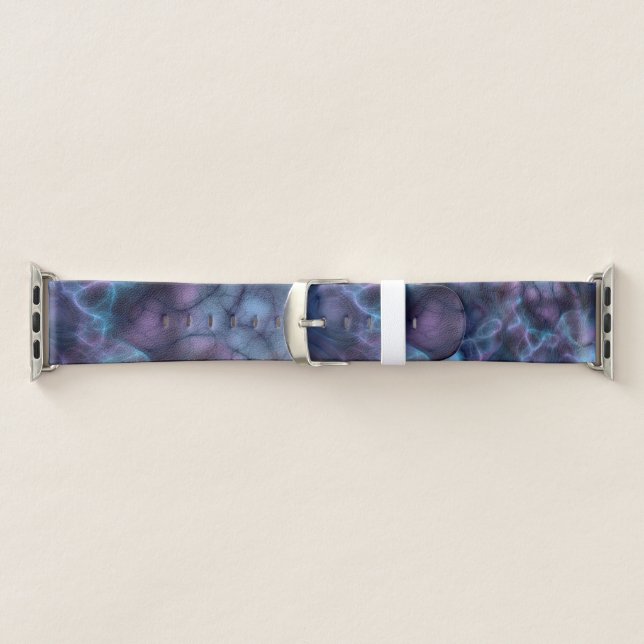Blue and Purple Abstract Apple Watch Band (Band)