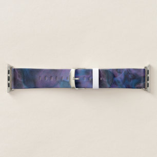 Blue and Purple Abstract Apple Watch Band