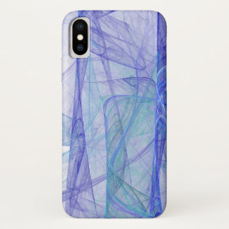 blue and purple abstract iPhone x case