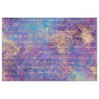 Blue and Purple Abstract Peacock Colors Decoupage 