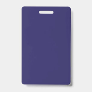 Blue and purple abstract shapes blend together in  badge