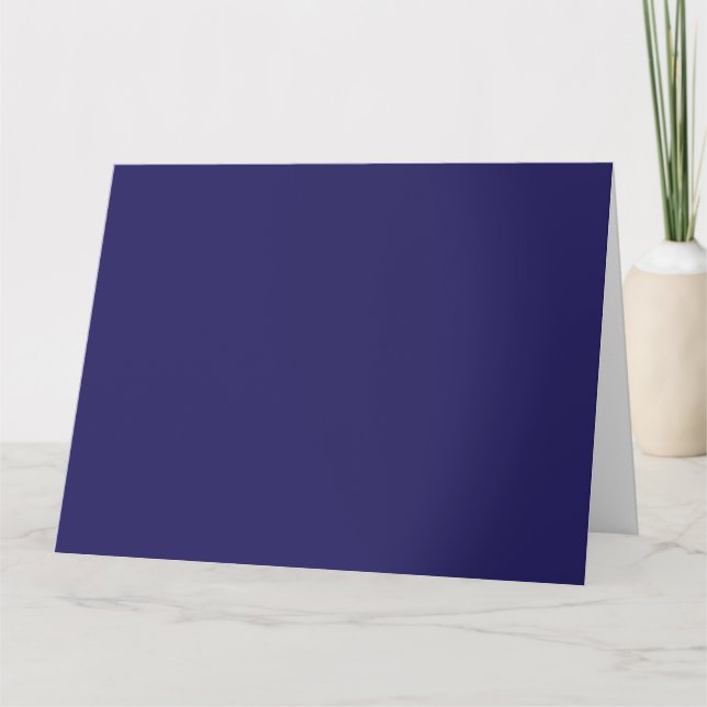 Blue and purple abstract shapes blend together in  card (Front)