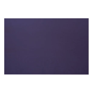 Blue and purple abstract shapes blend together in  wood wall art