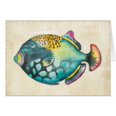 Blue and Purple Aquarium Fish (Front Horizontal)