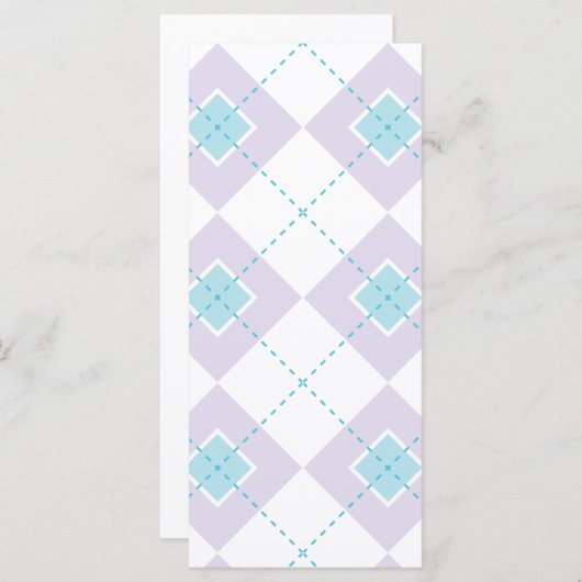 Blue and Purple Argyle (Front/Back)